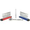 Hyper Tough 20-Piece 1/4-inch Drive Ratchet and Deep Socket Set, SAE and Metric Sockets