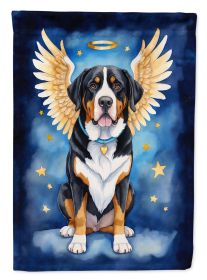 Greater Swiss Mountain Dog My Angel Garden Flag Mailbox Flag Decorative Yard Flag Banner Outside Patio Artwork Yard Flower Beds, Garden Size