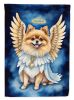 Pomeranian My Angel Garden Flag Mailbox Flag Decorative Yard Flag Banner Outside Patio Artwork Yard Flower Beds, Garden Size, Multicolor