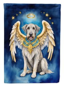 Irish Wolfhound My Angel Garden Flag Mailbox Flag Decorative Yard Flag Banner Outside Patio Artwork Yard Flower Beds, Garden Size, Multicolor