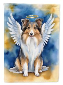 Sheltie My Angel Garden Flag Mailbox Flag Decorative Yard Flag Banner Outside Patio Artwork Yard Flower Beds, Garden Size, Multicolor