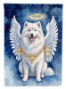 Samoyed My Angel Garden Flag Mailbox Flag Decorative Yard Flag Banner Outside Patio Artwork Yard Flower Beds, Garden Size, Multicolor