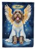 Wirehaired Pointing Griffon My Angel Garden Flag Mailbox Flag Decorative Yard Flag Banner Outside Patio Artwork Yard Flower Beds, Garden Size