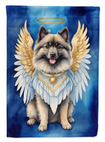 Keeshond My Angel Garden Flag Mailbox Flag Decorative Yard Flag Banner Outside Patio Artwork Yard Flower Beds, Garden Size, Multicolor
