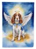 Welsh Springer Spaniel My Angel Garden Flag Mailbox Flag Decorative Yard Flag Banner Outside Patio Artwork Yard Flower Beds, Garden Size, Multicolor