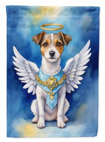 Jack Russell Terrier My Angel Garden Flag Mailbox Flag Decorative Yard Flag Banner Outside Patio Artwork Yard Flower Beds, Garden Size, Multicolor