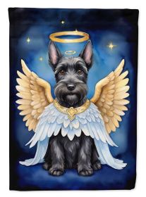 Scottish Terrier My Angel Garden Flag Mailbox Flag Decorative Yard Flag Banner Outside Patio Artwork Yard Flower Beds, Garden Size, Multicolor