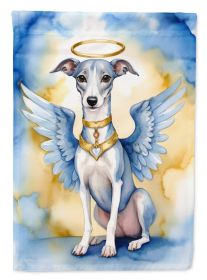 Whippet My Angel Garden Flag Mailbox Flag Decorative Yard Flag Banner Outside Patio Artwork Yard Flower Beds, Garden Size, Multicolor