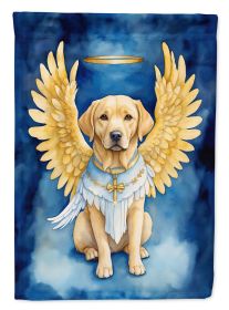 Yellow Chocolate Labrador Retriever My Angel Garden Flag Mailbox Flag Decorative Yard Flag Banner Outside Patio Artwork Yard Flower Beds, Garden Size