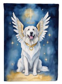 Great Pyrenees My Angel Garden Flag Mailbox Flag Decorative Yard Flag Banner Outside Patio Artwork Yard Flower Beds, Garden Size, Multicolor