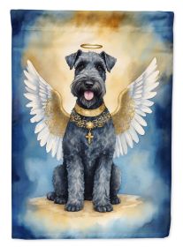 Kerry Blue Terrier My Angel Garden Flag Mailbox Flag Decorative Yard Flag Banner Outside Patio Artwork Yard Flower Beds, Garden Size, Multicolor