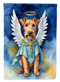 Irish Terrier My Angel Garden Flag Mailbox Flag Decorative Yard Flag Banner Outside Patio Artwork Yard Flower Beds, Garden Size, Multicolor