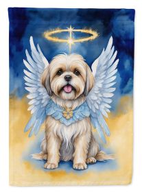 Lhasa Apso My Angel Garden Flag Mailbox Flag Decorative Yard Flag Banner Outside Patio Artwork Yard Flower Beds, Garden Size, Multicolor