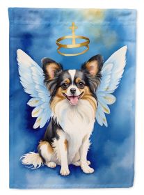 Papillon My Angel Garden Flag Mailbox Flag Decorative Yard Flag Banner Outside Patio Artwork Yard Flower Beds, Garden Size, Multicolor