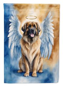 Leonberger My Angel Garden Flag Mailbox Flag Decorative Yard Flag Banner Outside Patio Artwork Yard Flower Beds, Garden Size, Multicolor