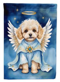Maltipoo My Angel Garden Flag Mailbox Flag Decorative Yard Flag Banner Outside Patio Artwork Yard Flower Beds, Garden Size, Multicolor