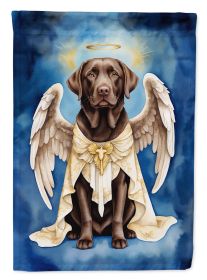 Chocolate Labrador Retriever My Angel Garden Flag Mailbox Flag Decorative Yard Flag Banner Outside Patio Artwork Yard Flower Beds, Garden Size