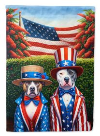 All American Pit Bull Terrier Garden Flag Mailbox Flag Decorative Yard Flag Banner Outside Patio Artwork Yard Flower Beds, Garden Size, Multicolor