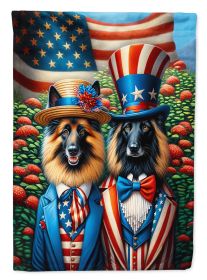 All American Belgian Tervuren Garden Flag Mailbox Flag Decorative Yard Flag Banner Outside Patio Artwork Yard Flower Beds, Garden Size, Multicolor