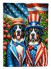All American Greater Swiss Mountain Dog Garden Flag Mailbox Flag Decorative Yard Flag Banner Outside Patio Artwork Yard Flower Beds, Garden Size