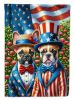 All American French Bulldog Garden Flag Mailbox Flag Decorative Yard Flag Banner Outside Patio Artwork Yard Flower Beds, Garden Size, Multicolor