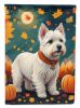 Westie Fall Garden Flag Mailbox Flag Decorative Yard Flag Banner Outside Patio Artwork Yard Flower Beds, Garden Size, Multicolor