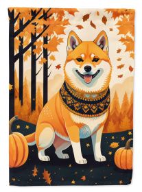 Shiba Inu Fall Garden Flag Mailbox Flag Decorative Yard Flag Banner Outside Patio Artwork Yard Flower Beds, Garden Size, Multicolor