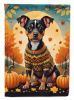 Miniature Pinscher Fall Garden Flag Mailbox Flag Decorative Yard Flag Banner Outside Patio Artwork Yard Flower Beds, Garden Size, Multicolor