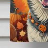 Siberian Husky Fall House Flag Large Porch Sleeve Pole Decorative Outside Yard Banner Artwork Wall Hanging, Polyester, House Size, Multicolor