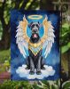 Giant Schnauzer My Angel Garden Flag Mailbox Flag Decorative Yard Flag Banner Outside Patio Artwork Yard Flower Beds, Garden Size, Multicolor