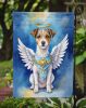 Jack Russell Terrier My Angel Garden Flag Mailbox Flag Decorative Yard Flag Banner Outside Patio Artwork Yard Flower Beds, Garden Size, Multicolor