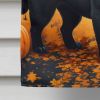 Black Chow Chow Fall House Flag Large Porch Sleeve Pole Decorative Outside Yard Banner Artwork Wall Hanging, Polyester, House Size, Multicolor