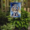 Schnauzer My Angel Garden Flag Mailbox Flag Decorative Yard Flag Banner Outside Patio Artwork Yard Flower Beds, Garden Size, Multicolor