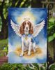 Welsh Springer Spaniel My Angel Garden Flag Mailbox Flag Decorative Yard Flag Banner Outside Patio Artwork Yard Flower Beds, Garden Size, Multicolor