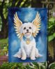 Maltese My Angel Garden Flag Mailbox Flag Decorative Yard Flag Banner Outside Patio Artwork Yard Flower Beds, Garden Size, Multicolor