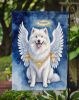 Samoyed My Angel Garden Flag Mailbox Flag Decorative Yard Flag Banner Outside Patio Artwork Yard Flower Beds, Garden Size, Multicolor