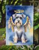 Schnauzer My Angel Garden Flag Mailbox Flag Decorative Yard Flag Banner Outside Patio Artwork Yard Flower Beds, Garden Size, Multicolor