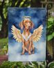 Vizsla My Angel Garden Flag Mailbox Flag Decorative Yard Flag Banner Outside Patio Artwork Yard Flower Beds, Garden Size, Multicolor