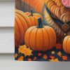 German Shepherd Fall House Flag Large Porch Sleeve Pole Decorative Outside Yard Banner Artwork Wall Hanging, Polyester, House Size, Multicolor