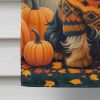Yorkshire Terrier Fall House Flag Large Porch Sleeve Pole Decorative Outside Yard Banner Artwork Wall Hanging, Polyester, House Size, Multicolor