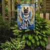 Norwegian Elkhound My Angel Garden Flag Mailbox Flag Decorative Yard Flag Banner Outside Patio Artwork Yard Flower Beds, Garden Size, Multicolor