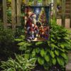 Bullmastiff and Santa Claus Garden Flag Mailbox Flag Decorative Yard Flag Banner Outside Patio Artwork Yard Flower Beds, Garden Size, Multicolor