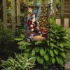 German Shorthaired Pointer and Santa Claus Garden Flag Mailbox Flag Decorative Yard Flag Banner Outside Patio Artwork Yard Flower Beds, Garden Size
