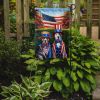 All American Pit Bull Terrier Garden Flag Mailbox Flag Decorative Yard Flag Banner Outside Patio Artwork Yard Flower Beds, Garden Size, Multicolor