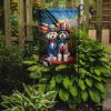 All American Havanese Garden Flag Mailbox Flag Decorative Yard Flag Banner Outside Patio Artwork Yard Flower Beds, Garden Size, Multicolor