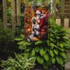 Havanese and Santa Claus Garden Flag Mailbox Flag Decorative Yard Flag Banner Outside Patio Artwork Yard Flower Beds, Garden Size, Multicolor
