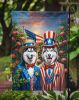 All American Siberian Husky Garden Flag Mailbox Flag Decorative Yard Flag Banner Outside Patio Artwork Yard Flower Beds, Garden Size, Multicolor