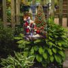 Weimaraner and Santa Claus Garden Flag Mailbox Flag Decorative Yard Flag Banner Outside Patio Artwork Yard Flower Beds, Garden Size, Multicolor