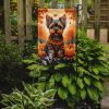 Yorkshire Terrier Fall Garden Flag Mailbox Flag Decorative Yard Flag Banner Outside Patio Artwork Yard Flower Beds, Garden Size, Multicolor