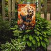 Silky Terrier Fall Garden Flag Mailbox Flag Decorative Yard Flag Banner Outside Patio Artwork Yard Flower Beds, Garden Size, Multicolor